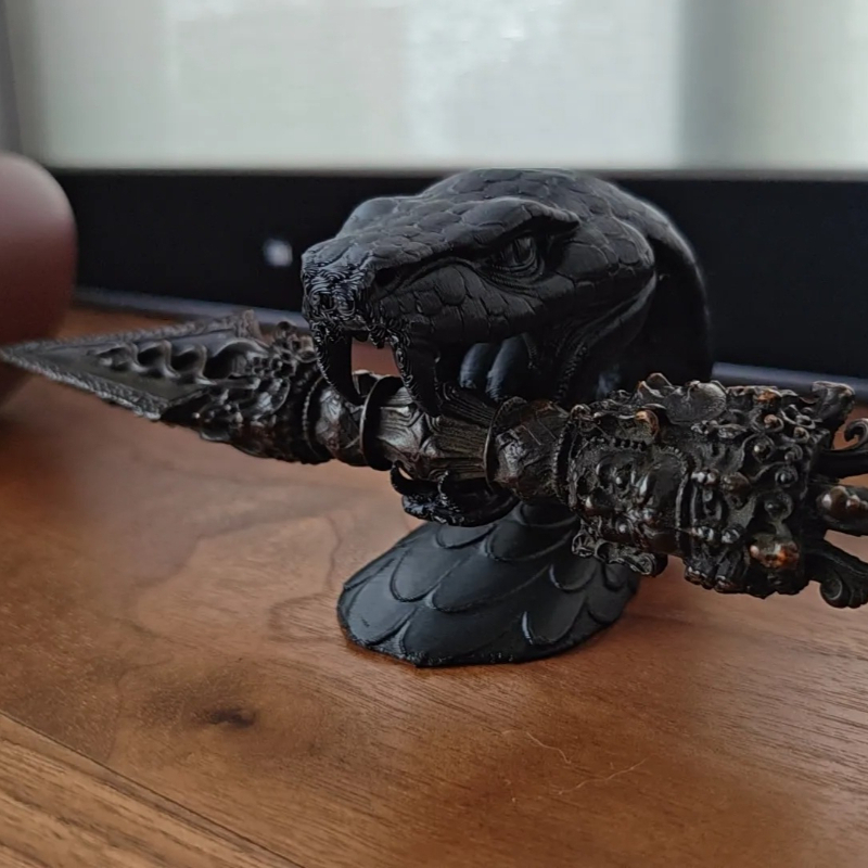 Cobra Skull Sculpture Car Home - Home Decor Habitat ulasan dan harga