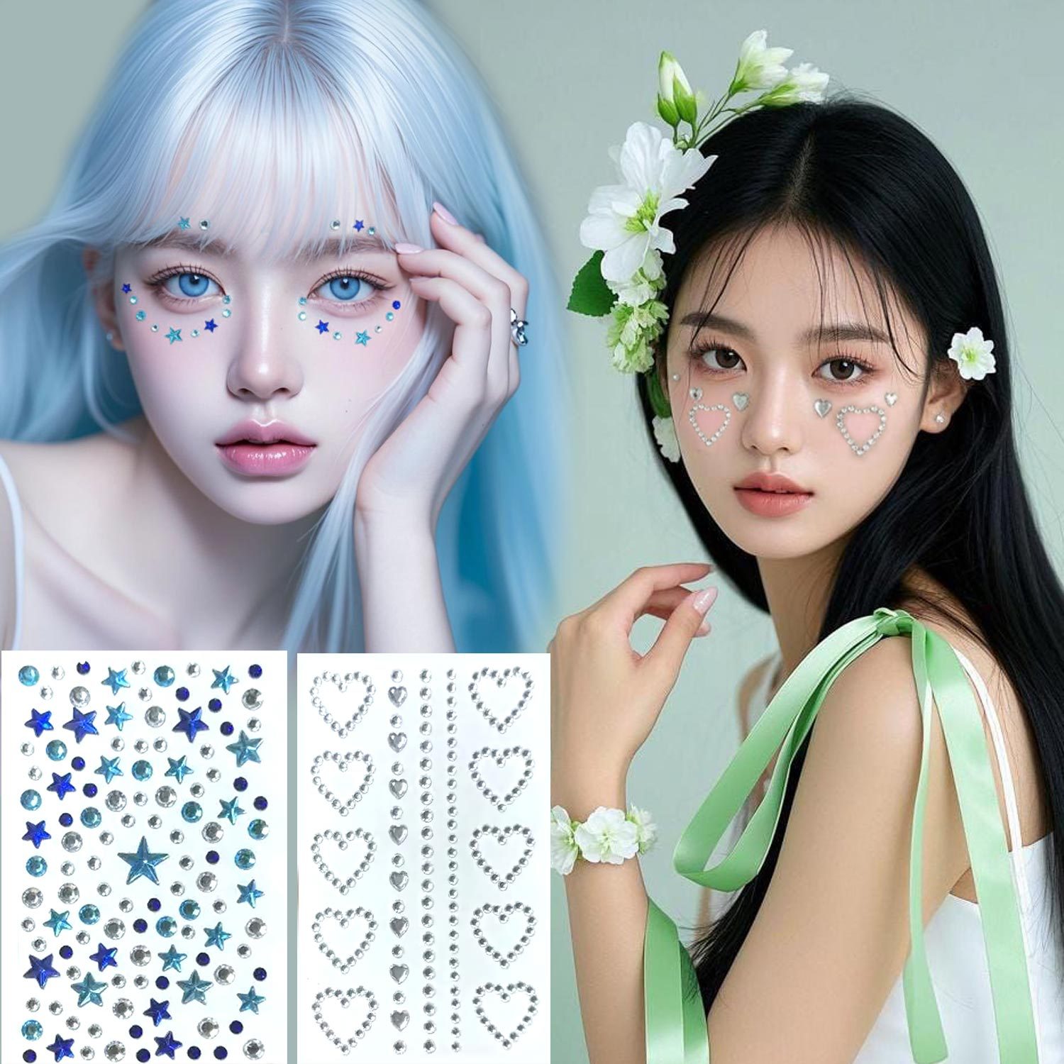 Star Diamond Stickers Acrylic  - Home Decor Sticker ulasan dan harga