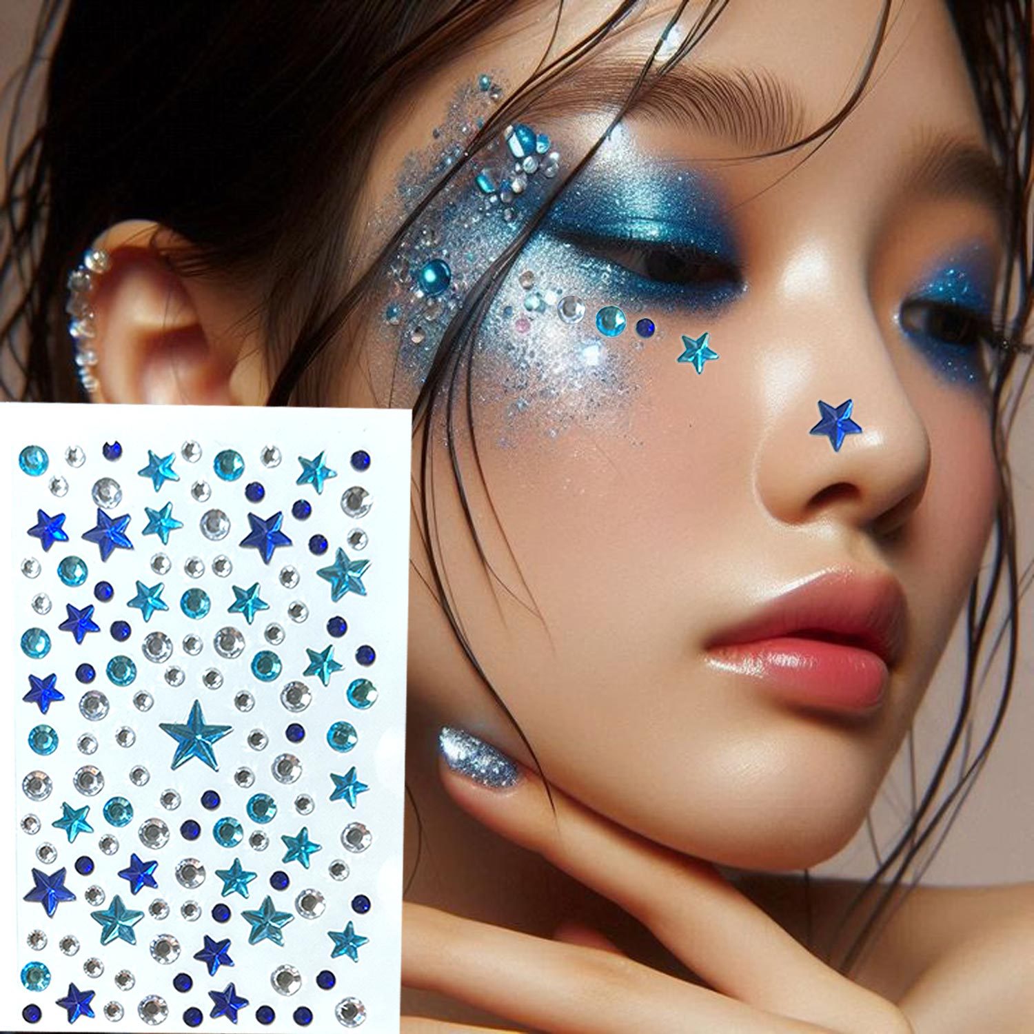 Star Diamond Stickers Acrylic  - Home Decor Sticker ulasan dan harga