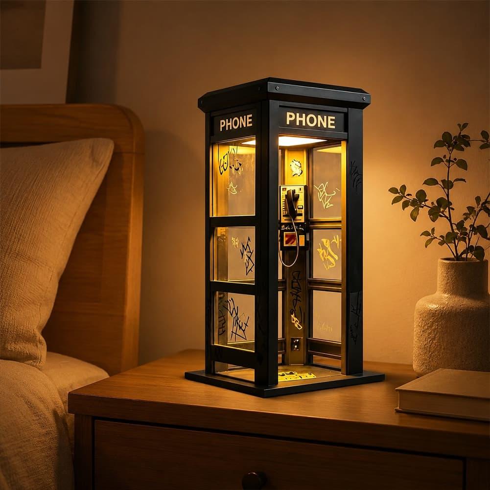 Vintage London Telephone Booth - Home Decor Retro ulasan dan harga