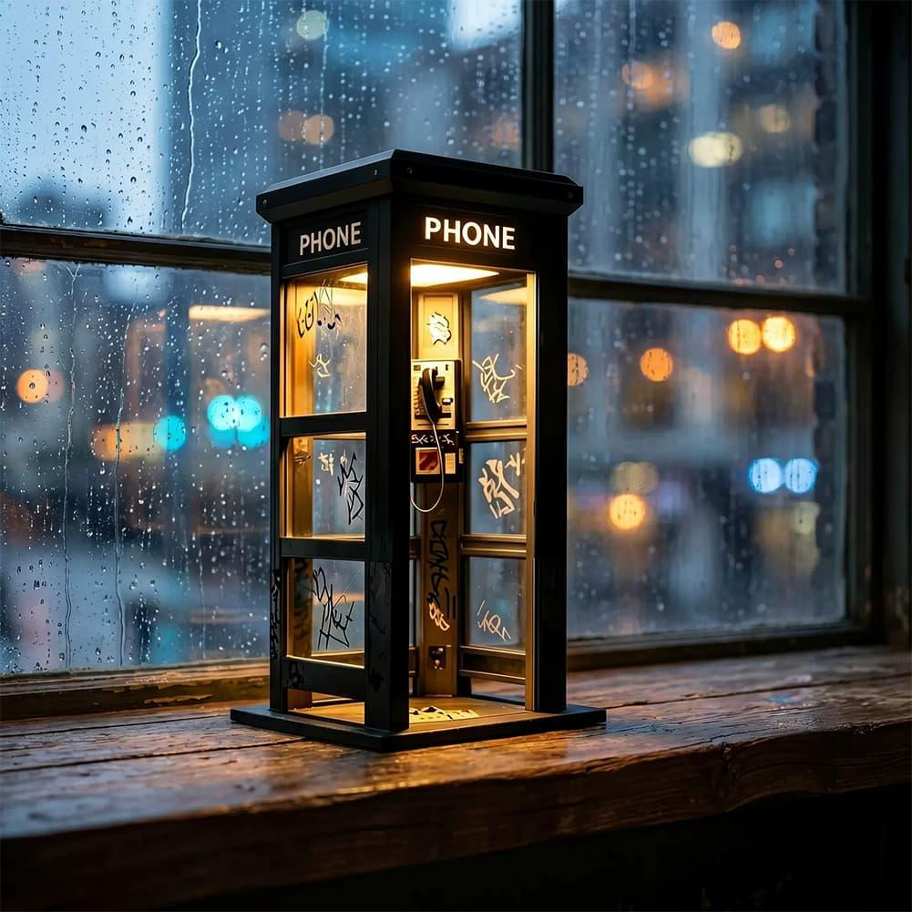 Vintage London Telephone Booth - Home Decor Retro ulasan dan harga