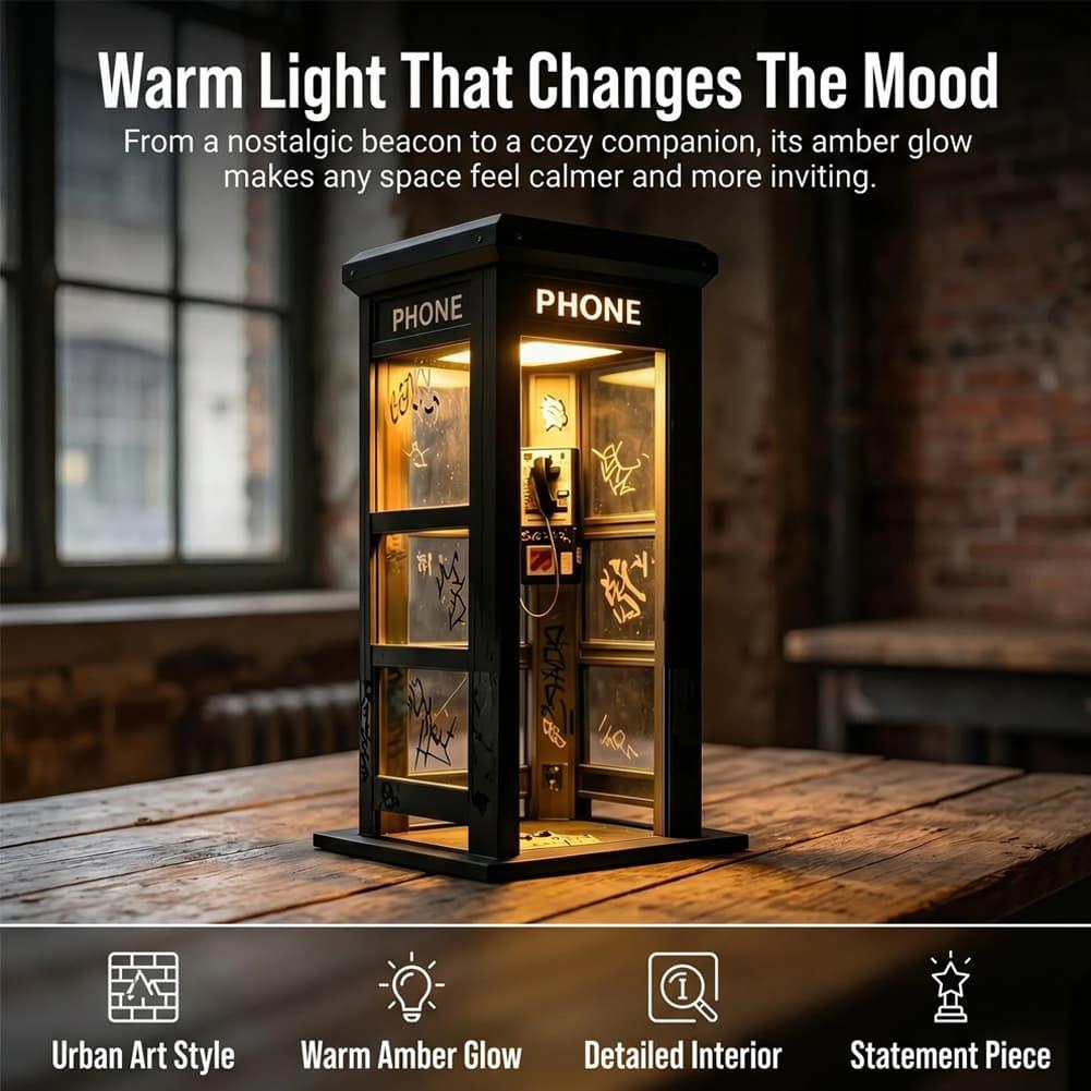 Vintage London Telephone Booth - Home Decor Retro ulasan dan harga
