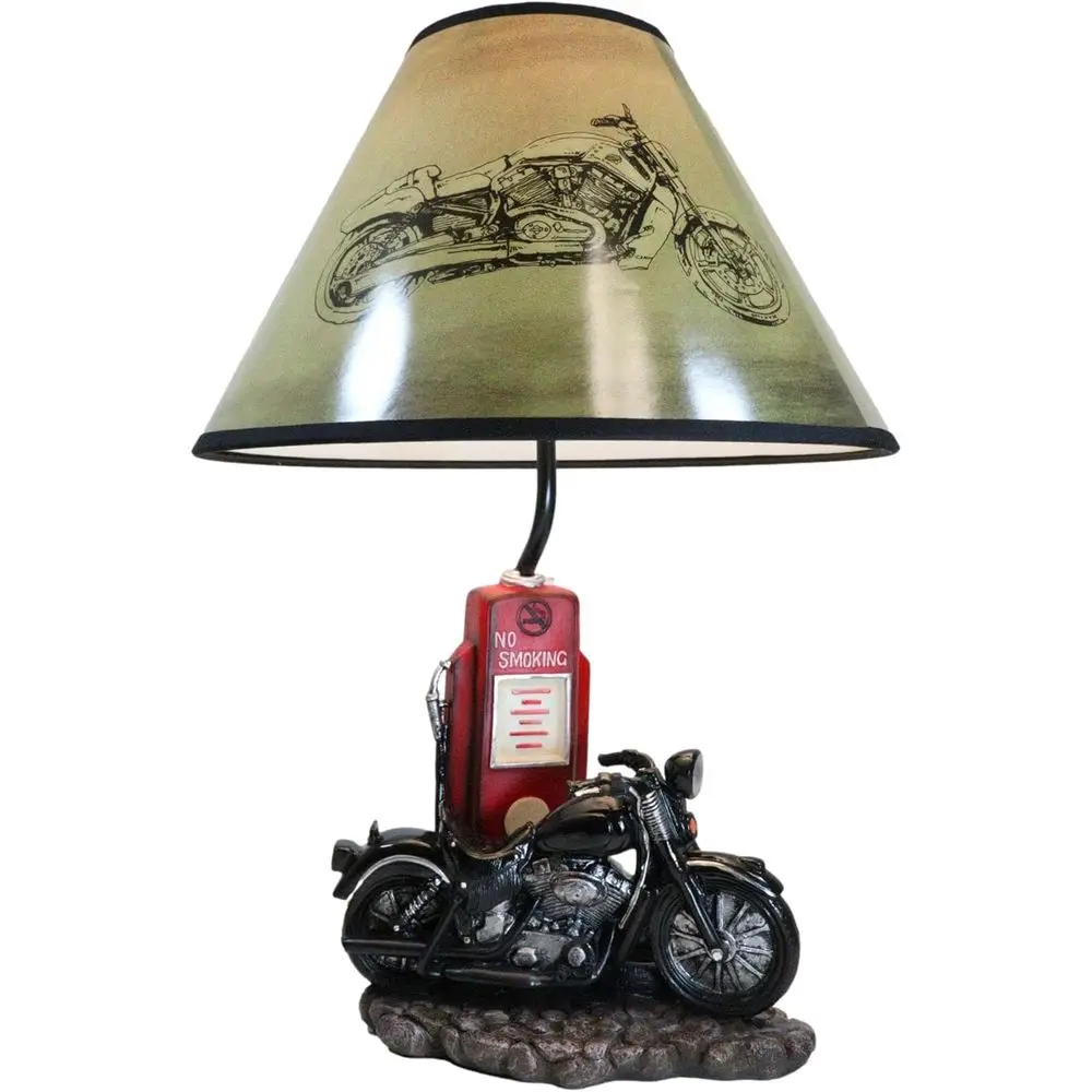 Vintage Retro Black Motorcycle - Home Decor Retro ulasan dan harga
