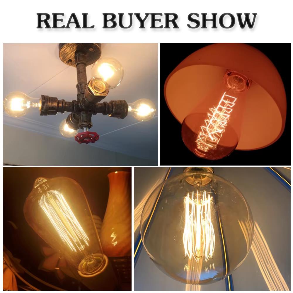 Retro Edison Light Bulb E27 40 - Home Decor Retro ulasan dan harga