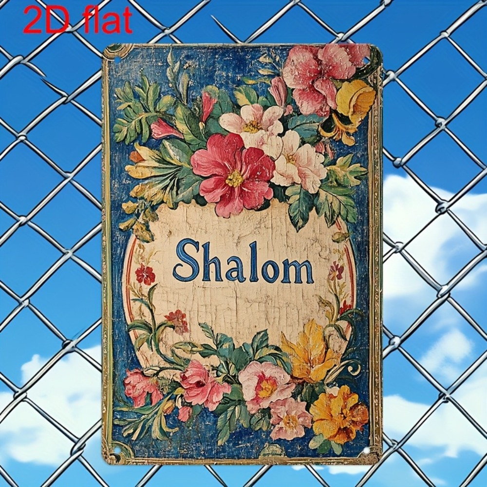 CIFBUY Vintage Floral Shalom A - Home Decor Vintage ulasan dan harga
