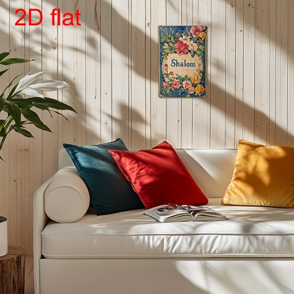 CIFBUY Vintage Floral Shalom A - Home Decor Vintage ulasan dan harga