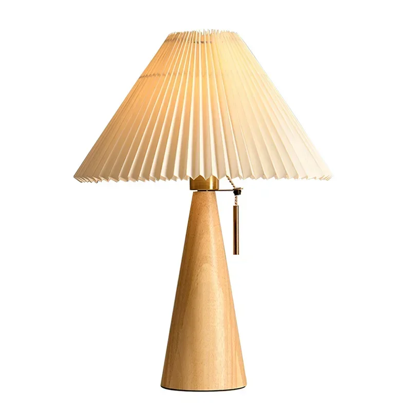 Retro Pleated Table Lamp Nordi - Home Decor Retro ulasan dan harga