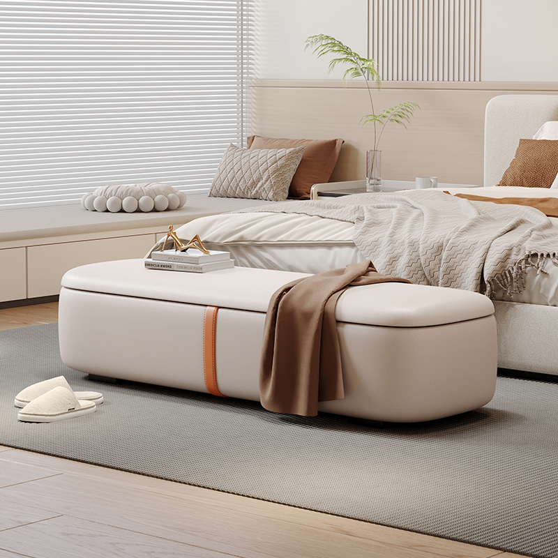 Nordic Storage Foot Stool Salo - Vanity Home Decor ulasan dan harga