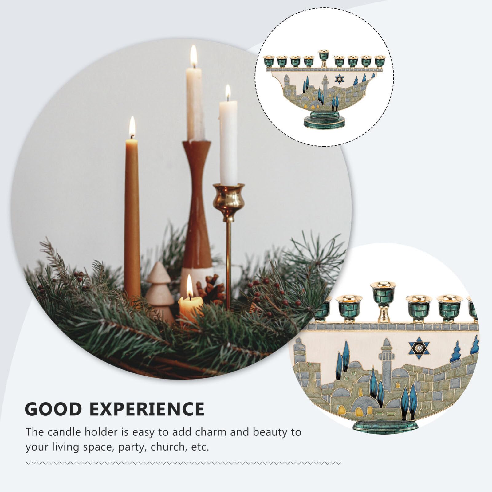Jerusalem Menorah Hanukkah Can - Home Decor Gift ulasan dan harga