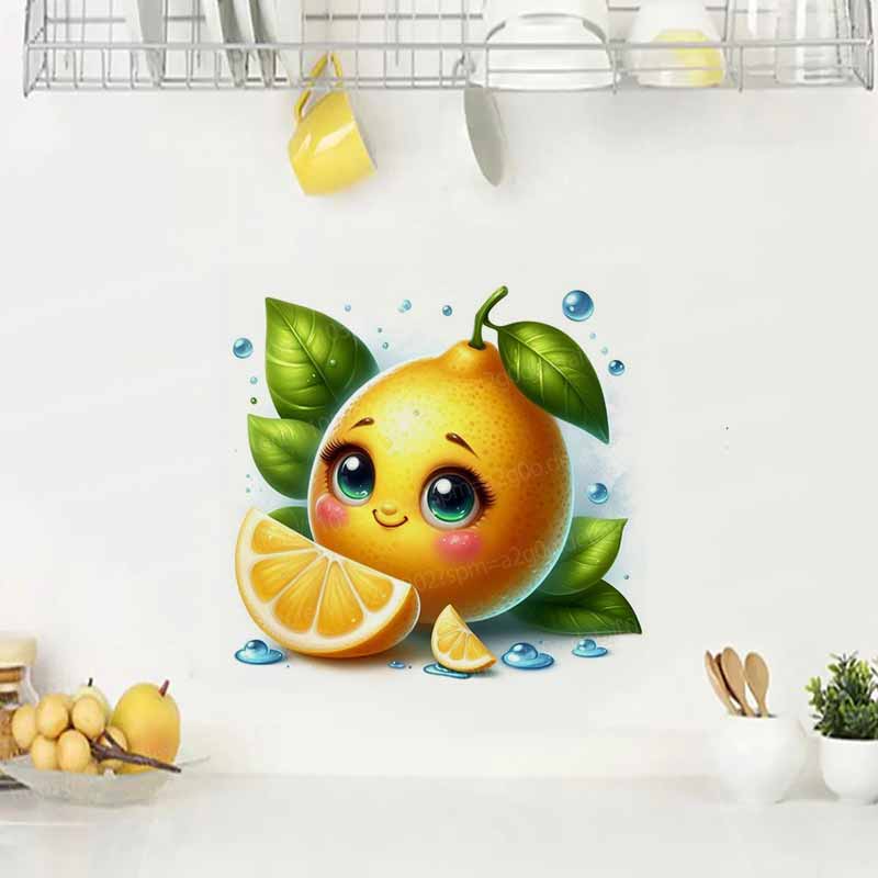 Cute Fruit Emoji Wall Stickers - Home Decor Emoji ulasan dan harga