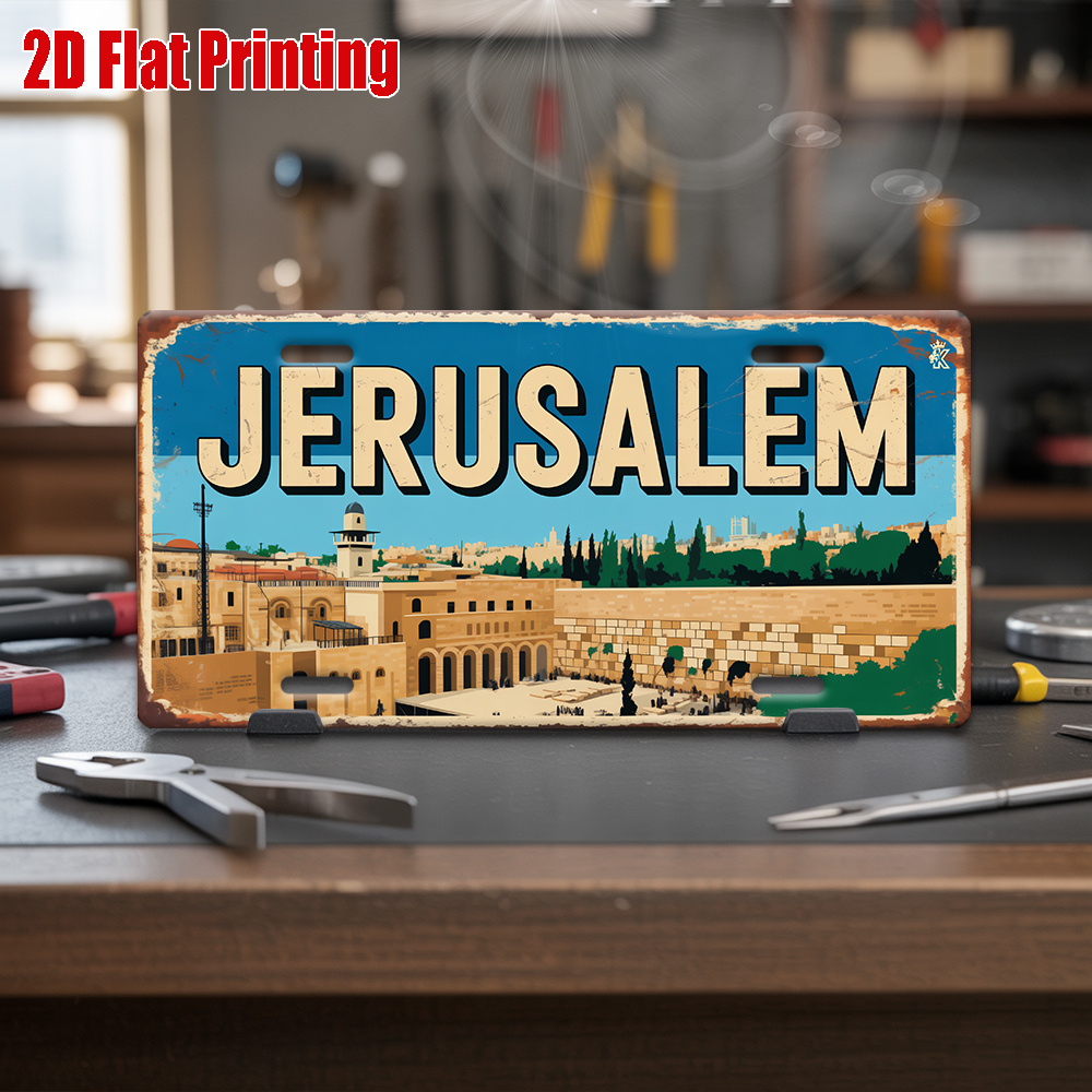 CIFBUY Vintage Jerusalem Citys - Home Decor Vintage ulasan dan harga