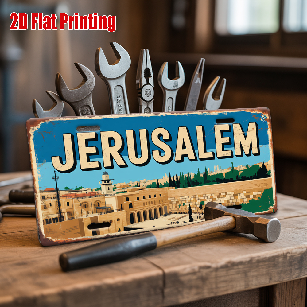 CIFBUY Vintage Jerusalem Citys - Home Decor Vintage ulasan dan harga