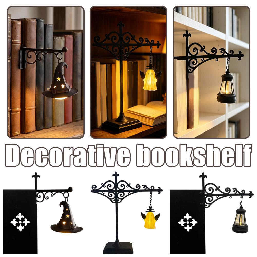 Retro Gothic Bookshelf Lamp Li - Home Decor Retro ulasan dan harga