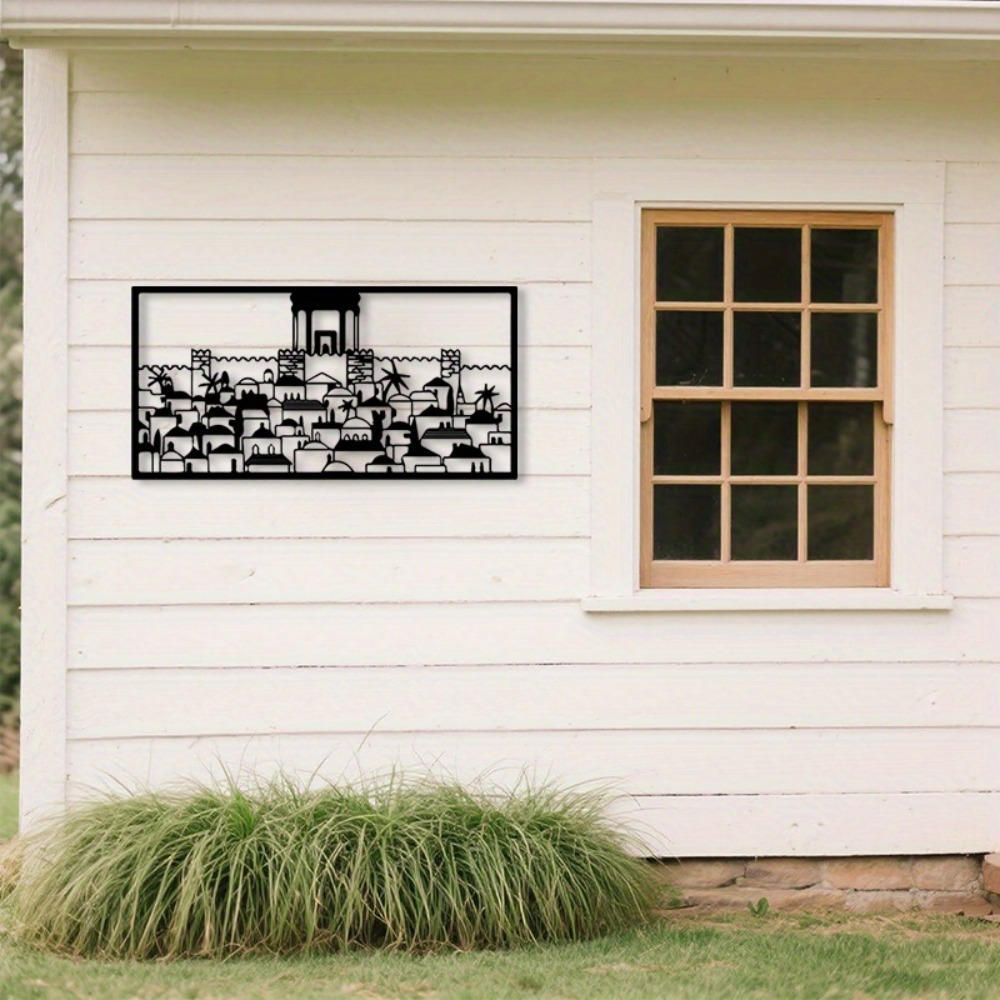 CIFBUY Metal Wall Art Jerusale - Home Decor Gift ulasan dan harga