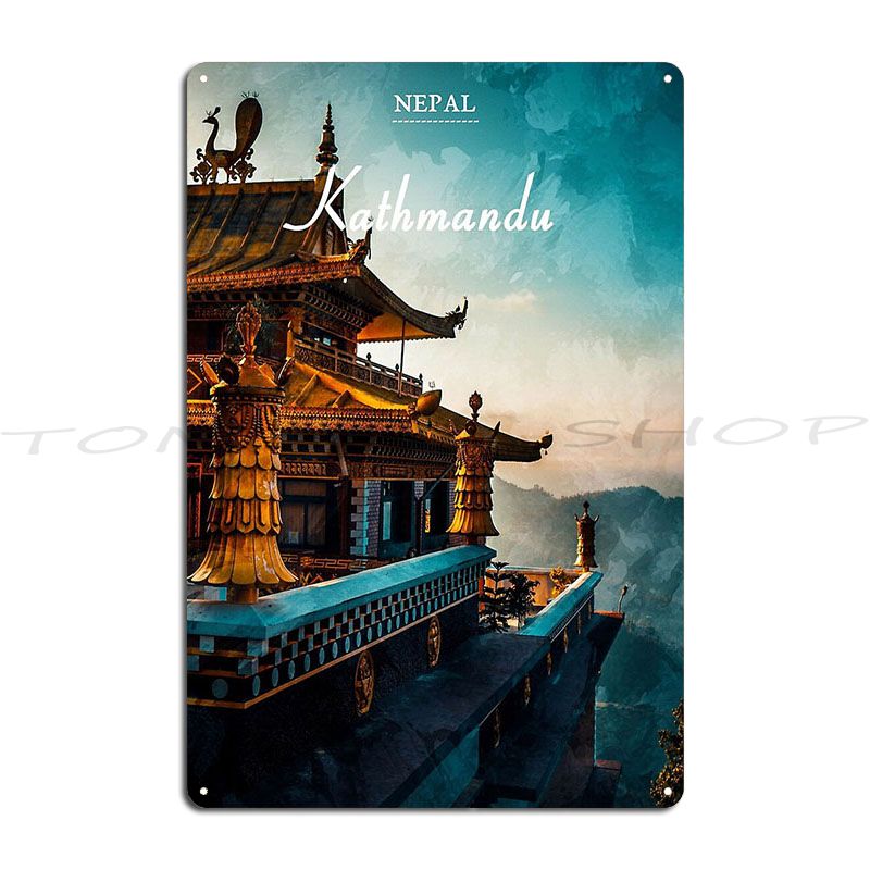 Kathmandu Nepal Travel Metal S - Home Decor Kathmandu ulasan dan harga