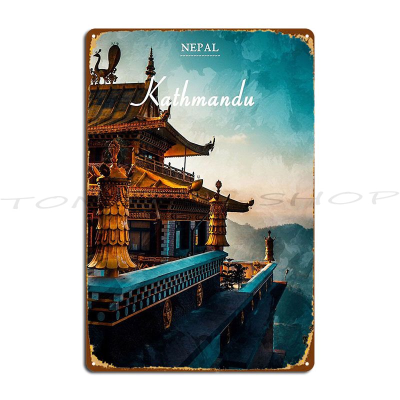 Kathmandu Nepal Travel Metal S - Home Decor Kathmandu ulasan dan harga
